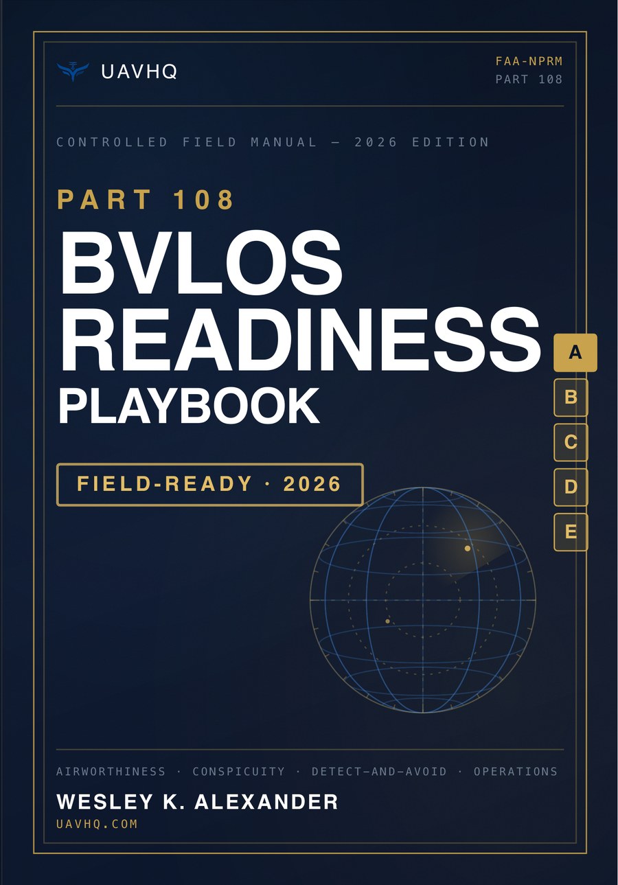 The Part 108 BVLOS Readiness Playbook cover